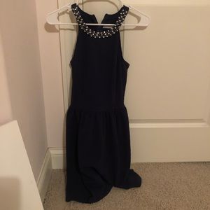 Navy Blue Formal Dress